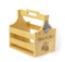 Coffret Biere décapsuleur en Bois – Casier à Bouteilles à Personnaliser Texte & Logo [ Biere Cadeau Original Coffret ]