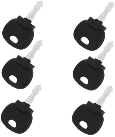Vaguelly 6 Pezzi Chiave macchina ingegneristica chiave sostitutiva per carrello elevatore chiavi di accensione del carrello elevatore chiavi di avviamento del carrello elevatore pp