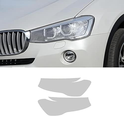 Auto Scheinwerfer Folie Für BMW X3 F25 2014-2017 Autoscheinwerfer Schutzfolie Frontlicht Transparent Geschwärzte Vorgeschnittene Form Aufkleber Zubehör