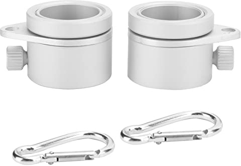 Denash Rotierende Fahnenmast -Ringe Hochwertige Aluminium -Legierungsclips für 1 Zoll