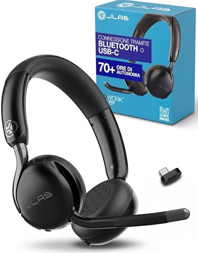JLab Go Work 3 Auriculares Inalámbricos con Micrófono - 70h