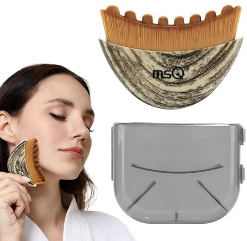 MSQ Lymphatic Contour Face Brush für Gesicht, Kinn und Jawline Sculpting | Lymphdrainage Bürste Gesicht für Empfindliche Haut