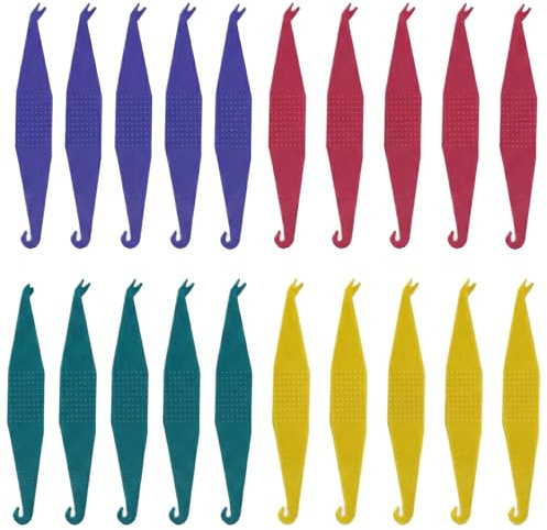 SWYZOR Ganchos para Gomas Ortodoncia,20 Piezas Ganchos Elásticos Dentales,Herramientas para Colocar y Retirar Material de Ortodoncia, para Brackets, Espacios y Dientes Torcidos