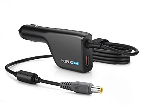 HELPERS LAB 20V mit USB QC3.0 Kfz Netzteil Ladegerät Ladekabel Autoladegerät mit QC3.0 für Lenovo ThinkPad X60 X61 Z60 Z61 X200 X300 T60 T61 R60 R60e T400 Lenovo Edge 11 13 14 15 ldeapad Lenovo 3000
