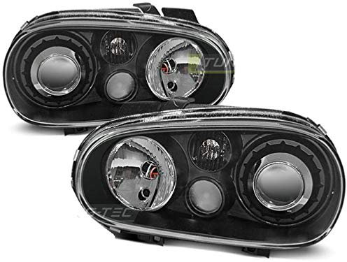 Shop Import Scheinwerfer Scheinwerfer V- Golf 4 97-03 Look R32 Schwarz Paar