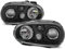 Shop Import Scheinwerfer Scheinwerfer V- Golf 4 97-03 Look R32 Schwarz Paar