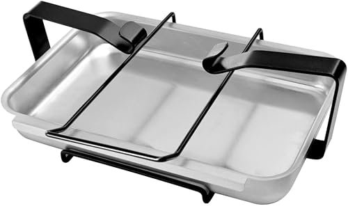 onlyfire Recipiente de Aluminio y Soporte/Bandeja de recolección de Grasa Sartén de Goteo para la Parrilla de Gas Weber