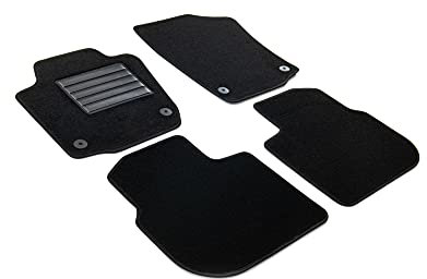 MDM SP-4238 Fußmatten Velours Autoteppich passend für Skoda Rapid 10.2012>2019, black