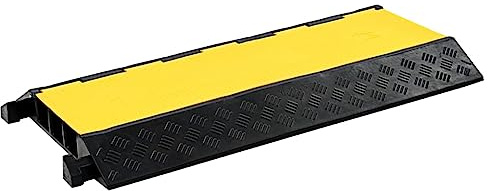vidaXL Dosso Passacavi con 3 Canali in Gomma 93 cm
