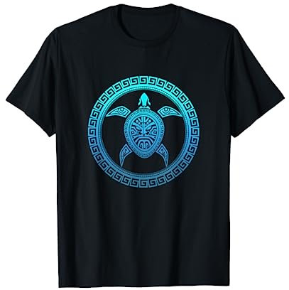 Schildkröte Maori Tauchen Schnorcheln Taucher Geschenk T-Shirt