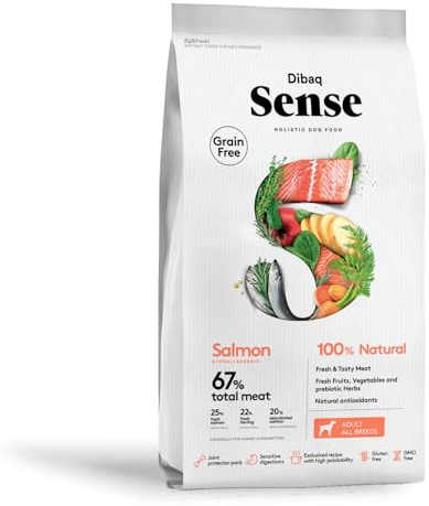 Dibaq Sense Grain Free Salmón, 12 kg