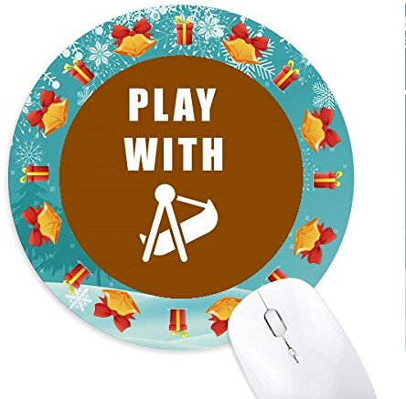 Swing Game Mousepad Round Rubber Maus Pad