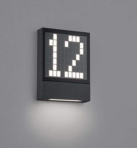 DIAL Wandleuchte IP54 graphit