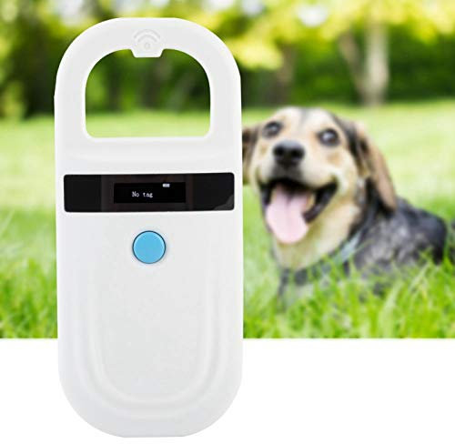 Haustier Mikrochip Scanner, Handheld Pet Reader Wiederaufladbarer Tier Chip ID Scanner Mikrochip Scanner Haustier Tag Scanner
