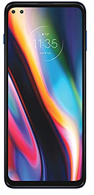 Motorola Moto G 5G Plus - Smartphone 128GB, 6GB RAM, Dual Sim, Blue [Versione Tedesca]