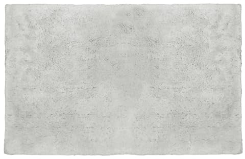 Allure Hotel Bath Mat Non-Slip, 100% Cotton, Extra Thick Deep Pile, Anti-Viral, Washable, 50cm x 80cm (Grey)