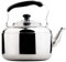Cabilock Hervidor de agua de tetera de acero inoxidable, tetera con mango ergonómico, tetera de cocina, hervidor de agua para el hogar