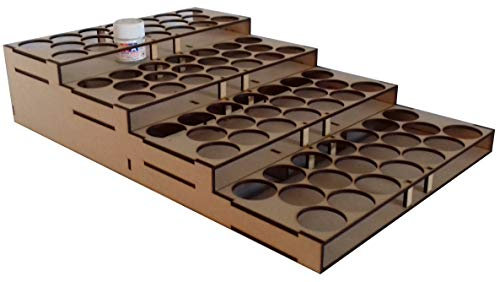 PAINT RACK DESIGNED FOR 80 x TAMIYA 10ml PAINT POTS!