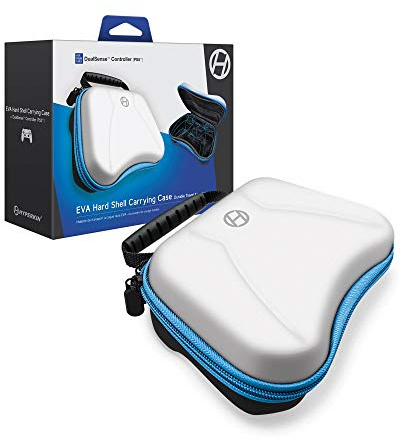Hyperkin Eva Hartschalentasche für Playstation 5 Dualsense (PS5), Weiß, Weiß