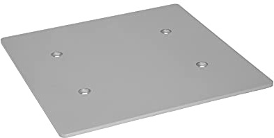 DECOTRUSS Quad Bodenplatte 300 silber | Zubehörelement für DECOTRUSS Quad - dem dekorativen Traversensystem