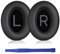 Aiivioll QC45 Replacement Ear Pads Cushions Earpads for Bose QuietComfort 45 (QC45) Wireless Headphones Softer Leather High-Density Noise Cancelling Foam,Earpads Repair Part（Black）