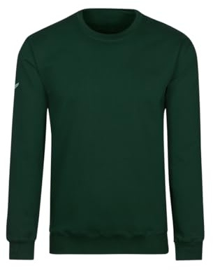 Trigema Sweatshirt aus Reiner Biobaumwolle Tanne S