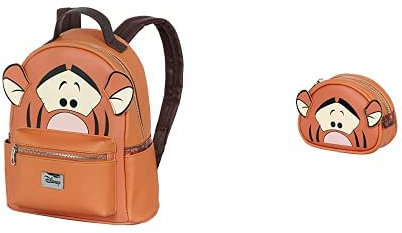 KARACTERMANIA Winnie Puuh Tigger Heady Rucksack + Müntzgeldbörse