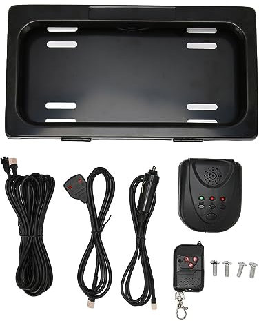 Plaque D'immatriculation de Voiture Automatique, Support de Plaque D'immatriculation électrique avec Télécommande, Cadre de Plaque D'immatriculation de Voiture Résistant aux