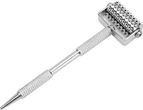 Triggerpunkt-Rollstift, Edelstahl, Reflexzonenmassage, Massage, Diagnostische Ohrmuschelsonde, Rollerstift, Akupunkturstift Zur Schmerzlinderung