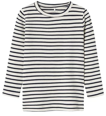 NAME IT Child Oberteil mit Langen Ärmeln Gestreiftes | Long Sleeved Top