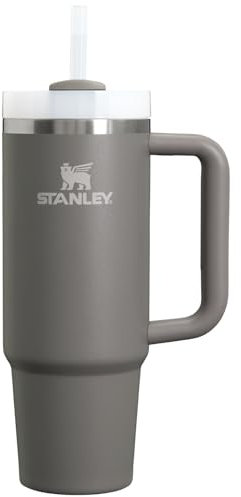 Stanley Quencher FlowState H2.0 Stainless Steel Vacuum Insulated Tumbler with Lid and Straw for Water, Iced Tea or Coffee, Smoothies and More, Stone, 850.5 g