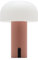 LUUK Studio NOUVEAU : Lampe LED tactile au design champignon, IP 44 adaptée au jardin, à la terrasse et au balcon, longue durée d'éclairage, sans fil & batterie rechargeable, rose mat