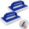 Eponge Piscine, 2pcs Eponge Magique Piscine, Éponge Magique Piscine avec Poignée, Eponge Magique Piscine Durables, Eponge Piscine pour Spa, Petite Piscine, Baignoire, Nettoyage de Saleté (Bleu)