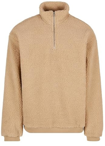 Urban Classics Tb7266-oversized Teddy Troyer T-Shirt, Beige, L Uomo