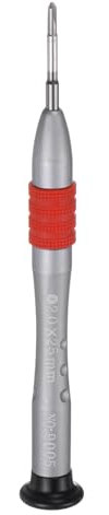 sourcing map Precision Y-Type Screwdriver 2.0mm Magnetic 3 Point Head Mini Pen Style Screw Driver with Non-Slip Handle for Eyeglasses Watch Laptop Electronic, Red