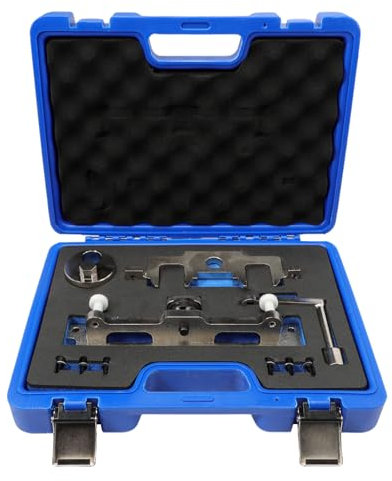 Anlseiod 10-TLG 9378 Steuerkette Werkzeug für Mercedes Benz Motor 651 Steuerketten Motor Werkzeug Satz 651589004000 Steuerkettenführungswerkzeug