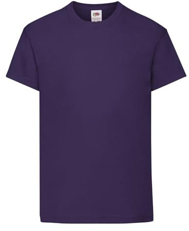 Generico Maglietta Bambini 14/15 Anni – 1 Pezzo – Colore Viola – Cotone 100% 145 g/m² – Unisex Manica Corta – Altezza 164 cm – Lunghezza 72 – Torace 107 – FRU 61-019-0