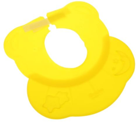 Supvox Duschhaube Shampoo Ohrenschutzkappen Duschschild Haarwaschschild Schutz Badehaube Duschhut Haarwaschstation Für Gelb Kieselgel