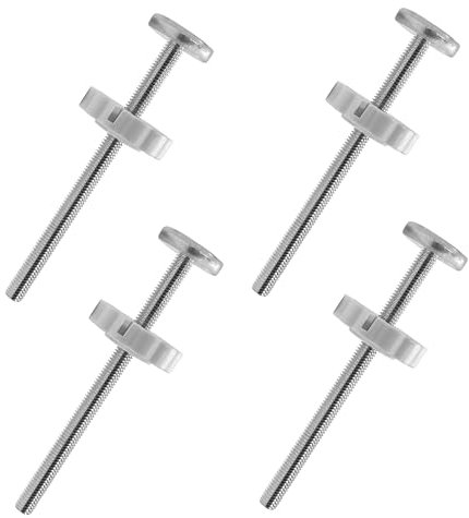 Pressure Mounted Bolts for Stair Gate, Stairgate Fittings Parts M8 Spindle Rods Screw Extention Bolts Replacement for Baby and Pet Safety Gate Stairs 8MM*125MM