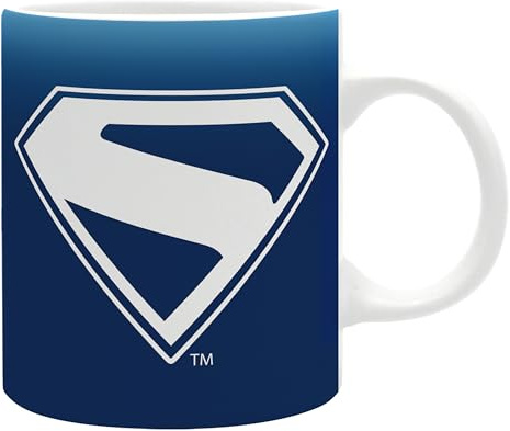 ABYSTYLE DC Comics Superman & Krypto Becher 320 ml – Offizielles Produkt – Keramikmatte – mikrowellen- & spülmaschinenfest
