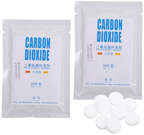 BESTonZON Water Grass Co2 Tablets 2pcs Aquarium Plant Fertilizer Supplement Water-soluble Aquarium Accessory for Household Fish Tank Aquatic Plants