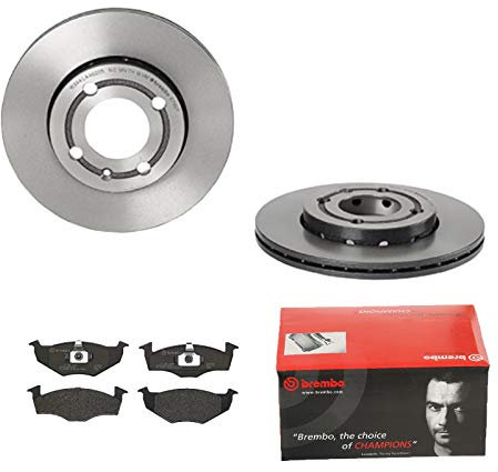 BREMBO BREMSSCHEIBEN Ø239mm + BREMSBELÄGE VORNE FÜR VW LUPO POLO 6N1 6N2