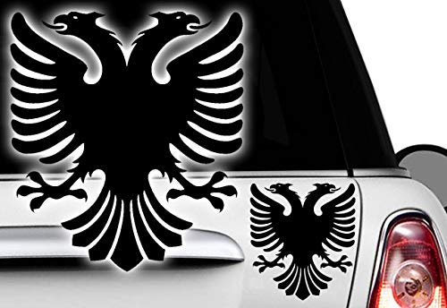 HR-WERBEDESIGN 3X Albania Aufkleber Sticker Shqipëria Albanien Kosovo Bosnien Mazedonienv XXX