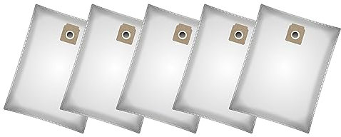 5 Vliesfiltertüten Staubsaugertüten Micro Vlies für Kärcher Staubsauger T12/1, T15/1, T17/1 wie 6.904-312.0, 6.904-315.0, 6.907-017