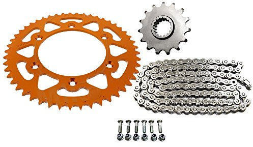 Kettensatz kompatibel mit/passend für SX SX-F SXF EXC EXC-F EXC-R SXF EXCF orange