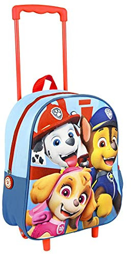 Cerdá Unisex-Kinder Mochila Carro Infantil Peluche 3D Plüsch Paw Patrol Kinderwagen Rucksack, Mehrfarbig, 26.0 x 31.0 x 10.0 cm