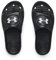 Under Armour UA B Locker IV SL, Sandals Boy's, Black/Black/White, 1.5 UK