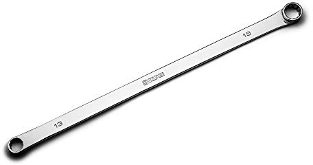 Capri Tools 0 Grad gekröpfter extra langer Ringschlüssel, metrisch (13 x 15 mm), CP11800-1315