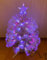 Oramics 60cm Mini Weihnachtsbaum mit LED Beleuchtung - Künstlicher Kleiner Tannenbaum mit 3-Bein Ständer X Mas Weihnachten - Stern als Baumspitze für Zuhause, Schule, Arbeit und Büro (Weiß)