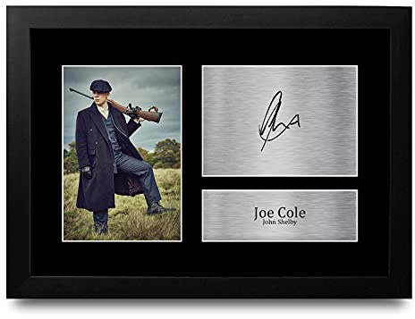 HWC Trading FR A4 Joe Cole Peaky Blinders John Geschenke Gedruckt Signiert Autogramm Bild Für Fernsehshow Fans - A4 Framed